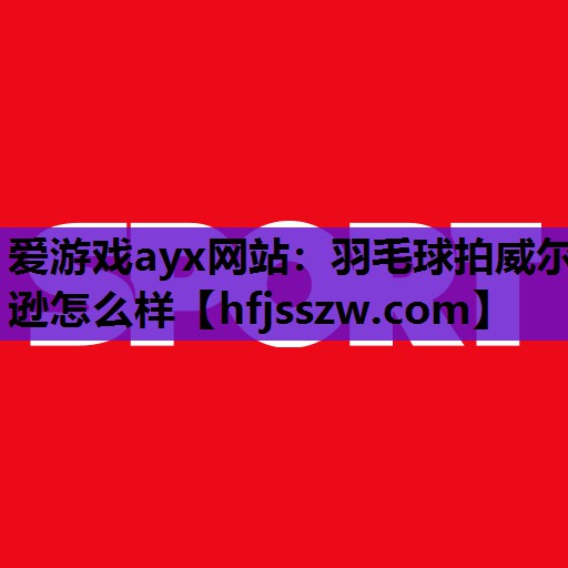 羽毛球拍威尔逊怎么样